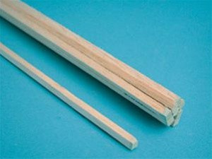 6033 Midwest Products Balsa Wood 3/32 x 3/32 x 36 - T and K Hobby